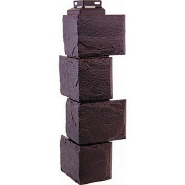 Угол наружный FineBer Камень Природный 447х115 мм серо-коричневый