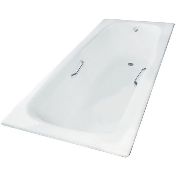Ванна чугунная Aqualux SW-012 180х80 см без ручек, без ножек